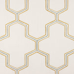 Lin rustique épais brodé Hexa - Ribes y Casals