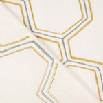 Lin rustique épais brodé Hexa - Ribes y Casals