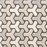 Retal Tapicería Rústica Gruesa Bordado Trigonometria 130x140 cm - Ribes y Casals