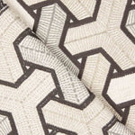 Lin rustique épais brodé Trigonometria - Ribes y Casals