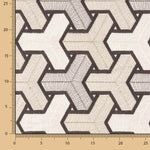 Lin rustique épais brodé Trigonometria - Ribes y Casals