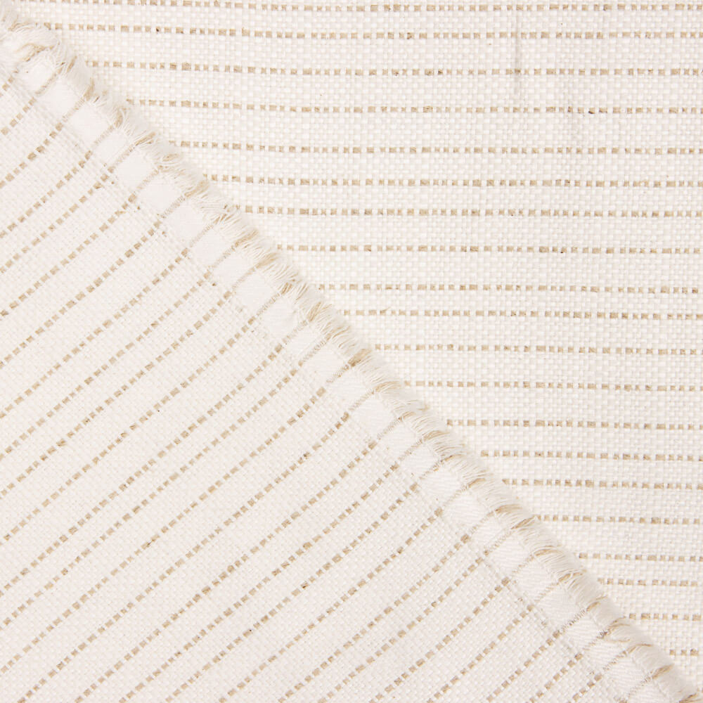 Rustic Linen Upholstery Tiny Two-tone Stripes - Ribes y Casals