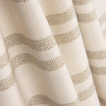 Rustic Linen Upholstery Multi Stripe Ecru - Ribes y Casals