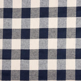 Lin Viscose Carreaux Bleus - Ribes y Casals