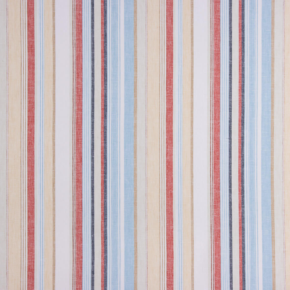 Lin Viscose Rayures Bleu Clair - Ribes y Casals
