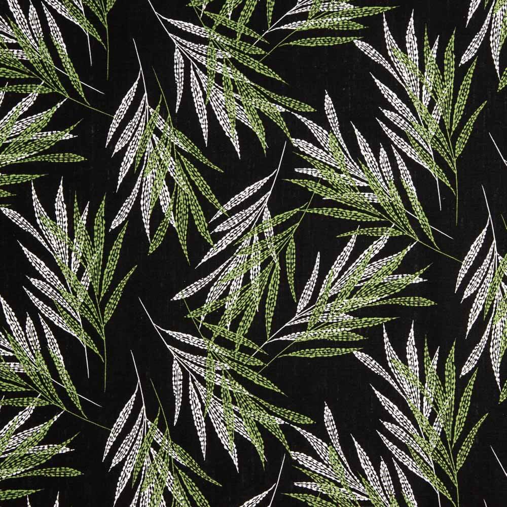 Lin Viscose Palmera Noir - Ribes y Casals