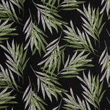 Lin Viscose Palmera Noir - Ribes y Casals