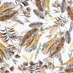 Lin Viscose Tropical Marron - Ribes y Casals