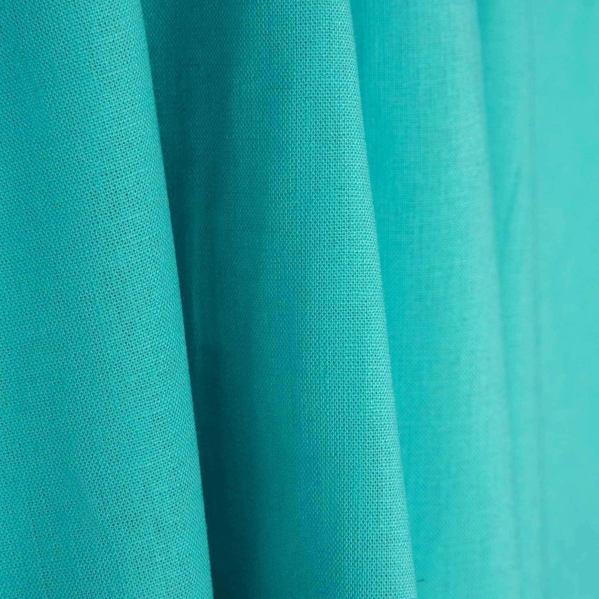 Tissu en lin et viscose turquoise - Ribes y Casals