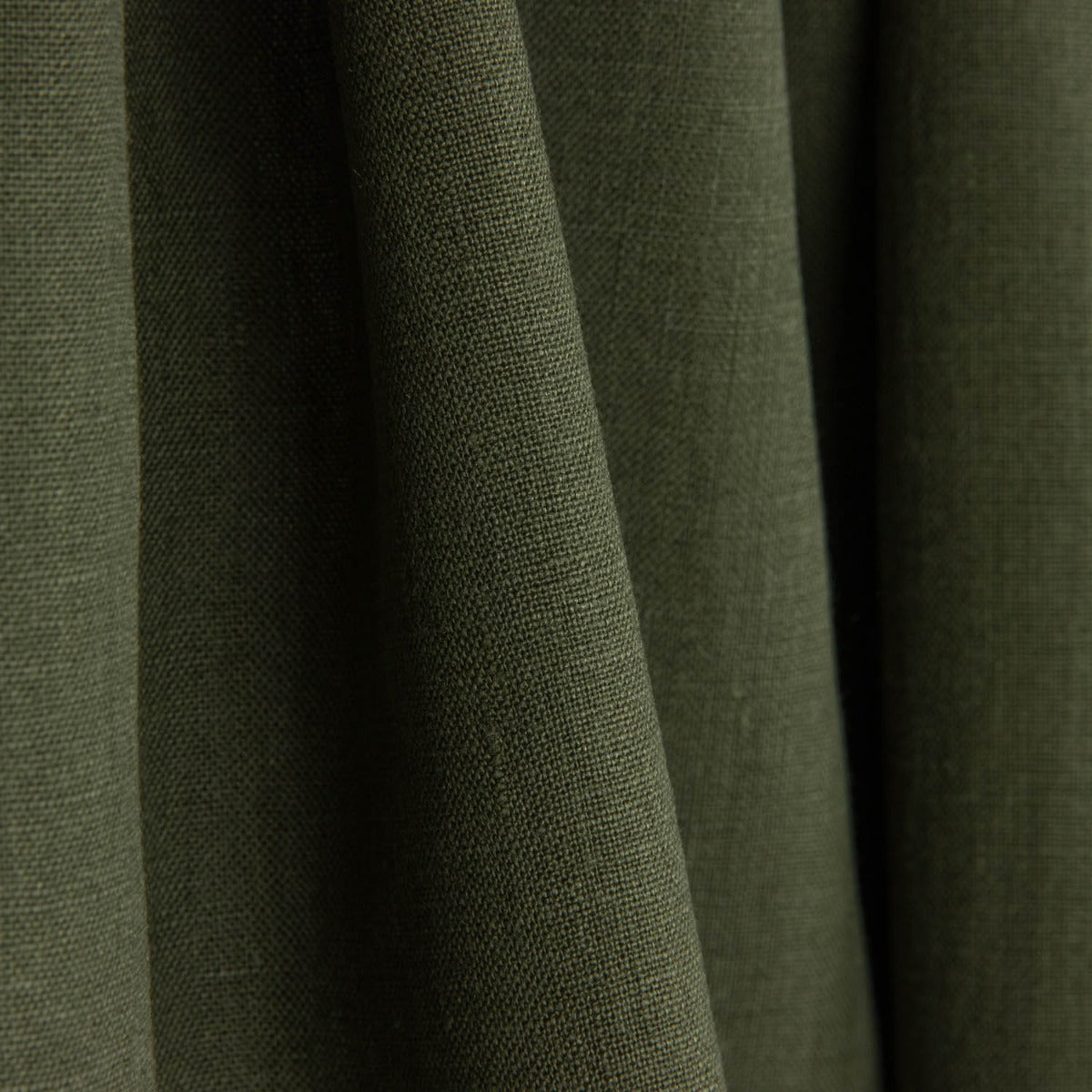 Tissu pur lin vert kaki - Ribes y Casals
