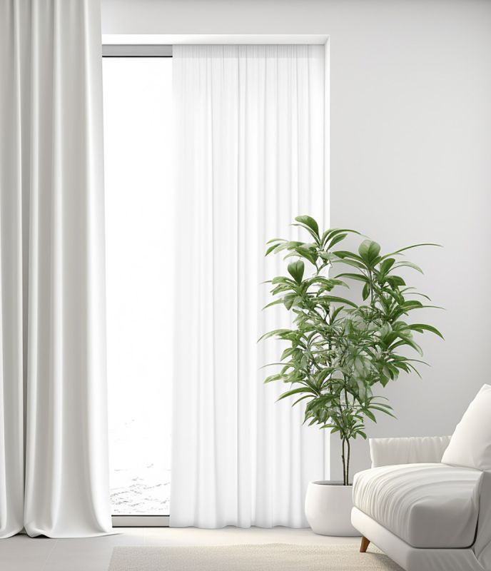 Confection Rideau froncé en lin fin Premium - Ribes y Casals