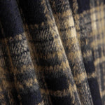 Loden Polyester Carreaux Noirs - Ribes y Casals