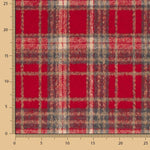 Loden Polyester Carreaux Rouges - Ribes y Casals