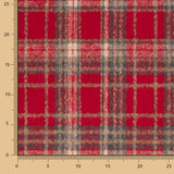 Loden Polyester Carreaux Rouges - Ribes y Casals