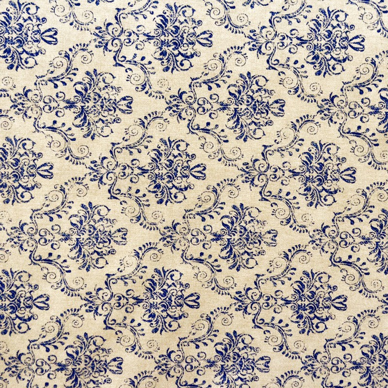 Toile Imprimée Barroque Bleu - Ribes y Casals