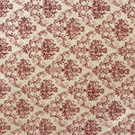 Toile Imprimée Barroque Grenat - Ribes y Casals