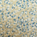 Toile Imprimé Fleur Aigue Marine - Ribes y Casals