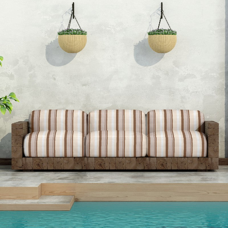 Toile Extérieure Multicolore Marron - Ribes y Casals