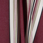Toile Extérieure Rayures Grenat - Ribes y Casals