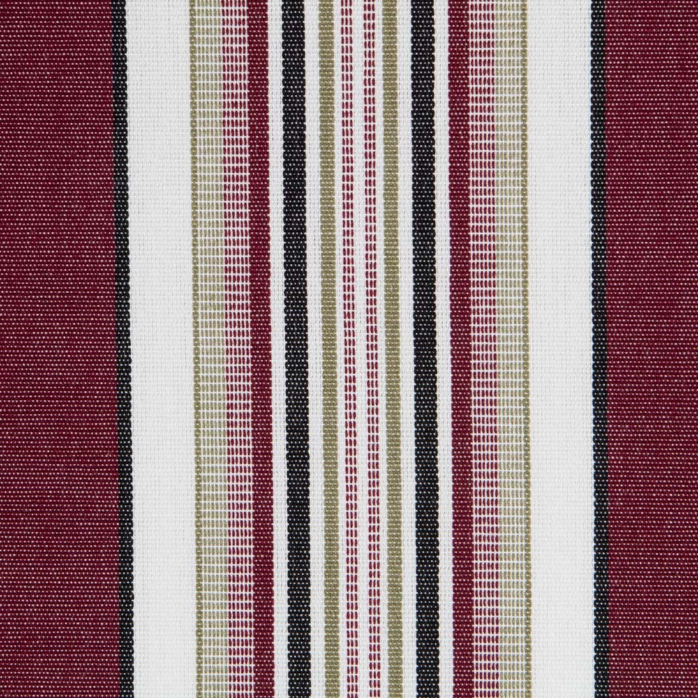 Toile Extérieure Rayures Grenat - Ribes y Casals