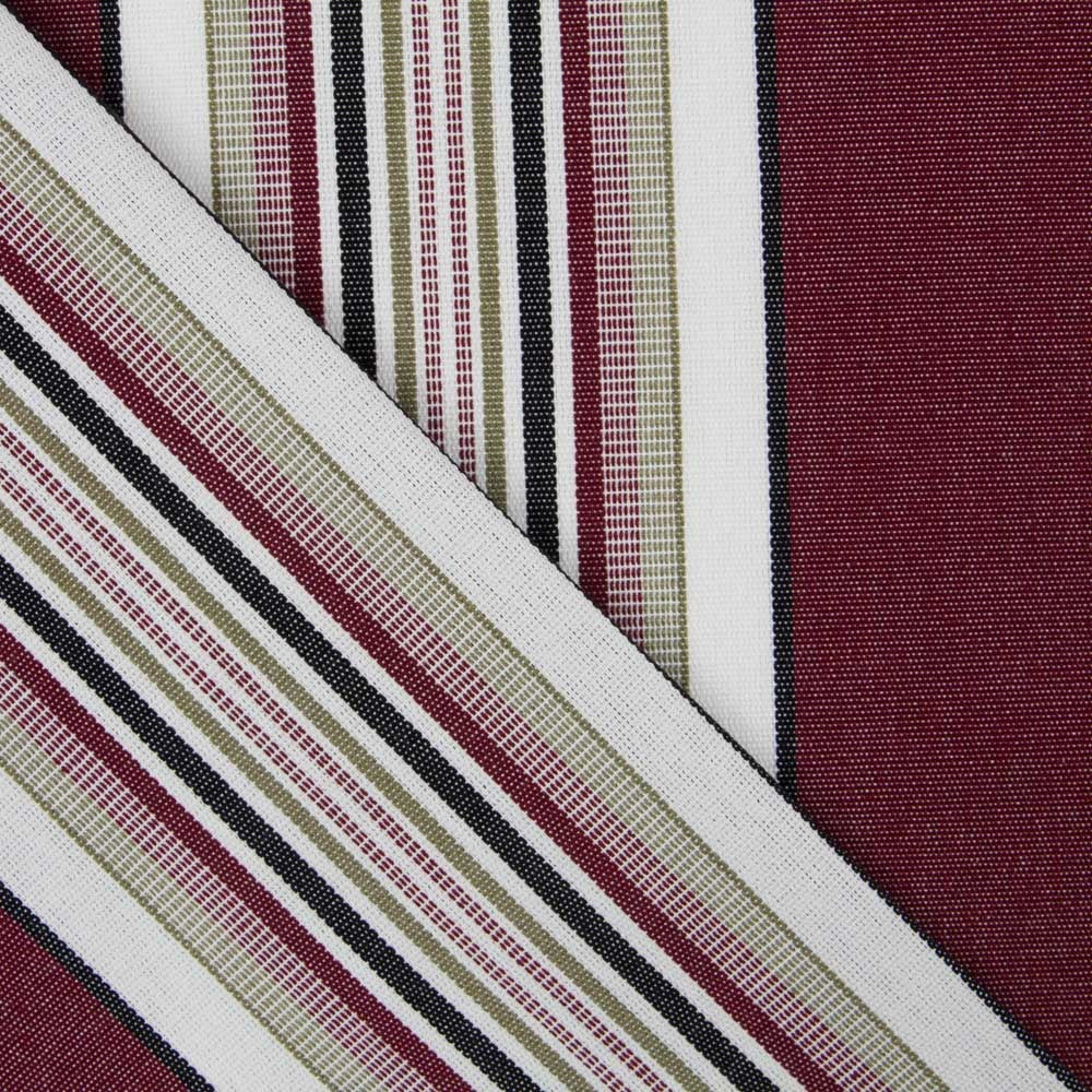 Toile Extérieure Rayures Grenat - Ribes y Casals