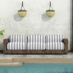 Toile Extérieure à Rayures Gris - Ribes y Casals