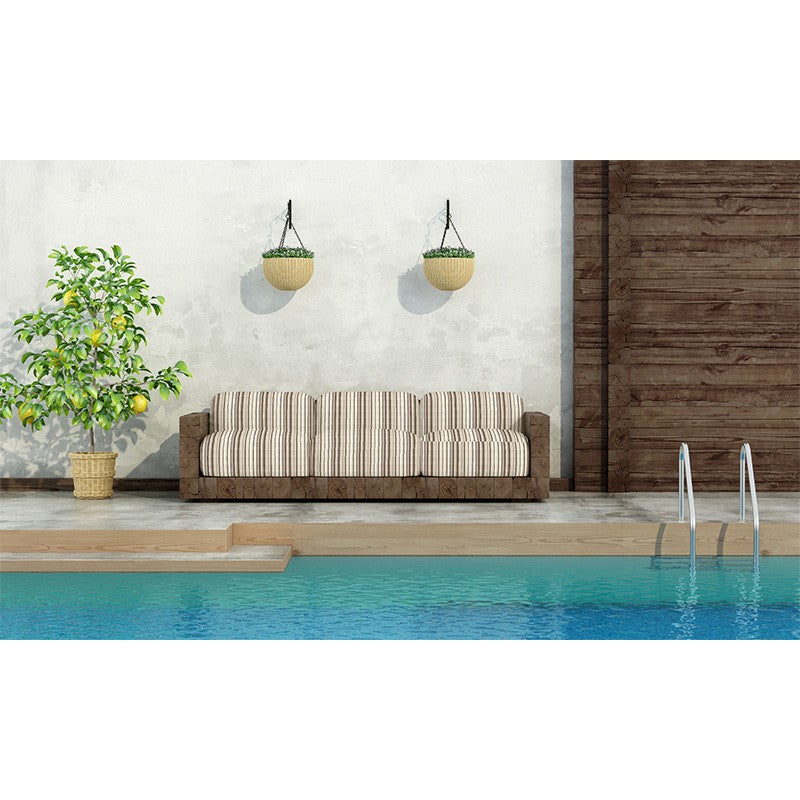 Toile Extérieure Tricolore Marron - Ribes y Casals