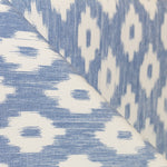Toile Majorquine Ikat Bleu - Ribes y Casals