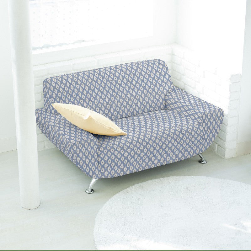 Toile Majorquine Ikat Bleu - Ribes y Casals