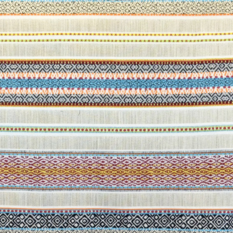 Toile Tissée Bayadère Multicolor - Ribes y Casals