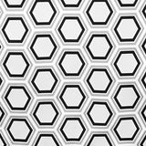Toile Tissée Hexagones Noir - Ribes y Casals