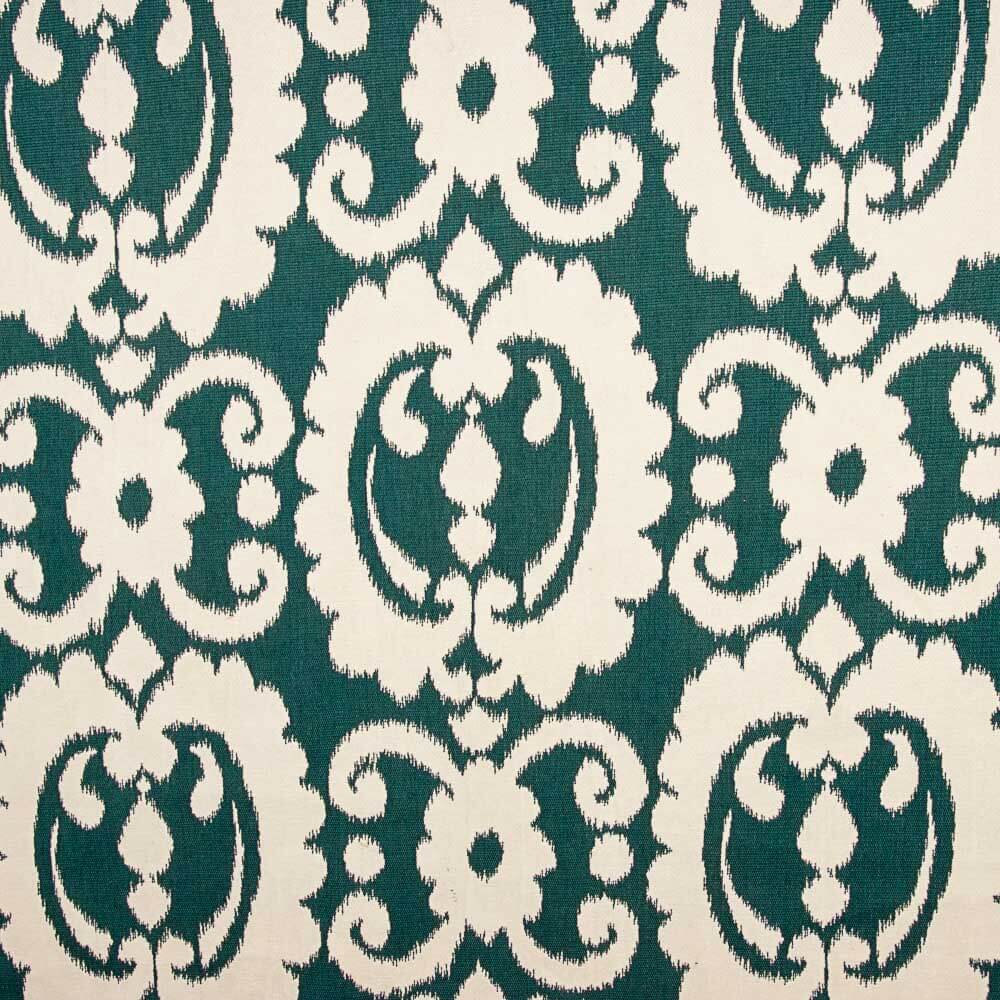 Toile Chenille Maxi Médaillon Vert - Ribes y Casals