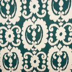 Toile Chenille Maxi Médaillon Vert - Ribes y Casals