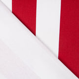 Toile Imprimée Maxi Rayure Rouge - Ribes y Casals
