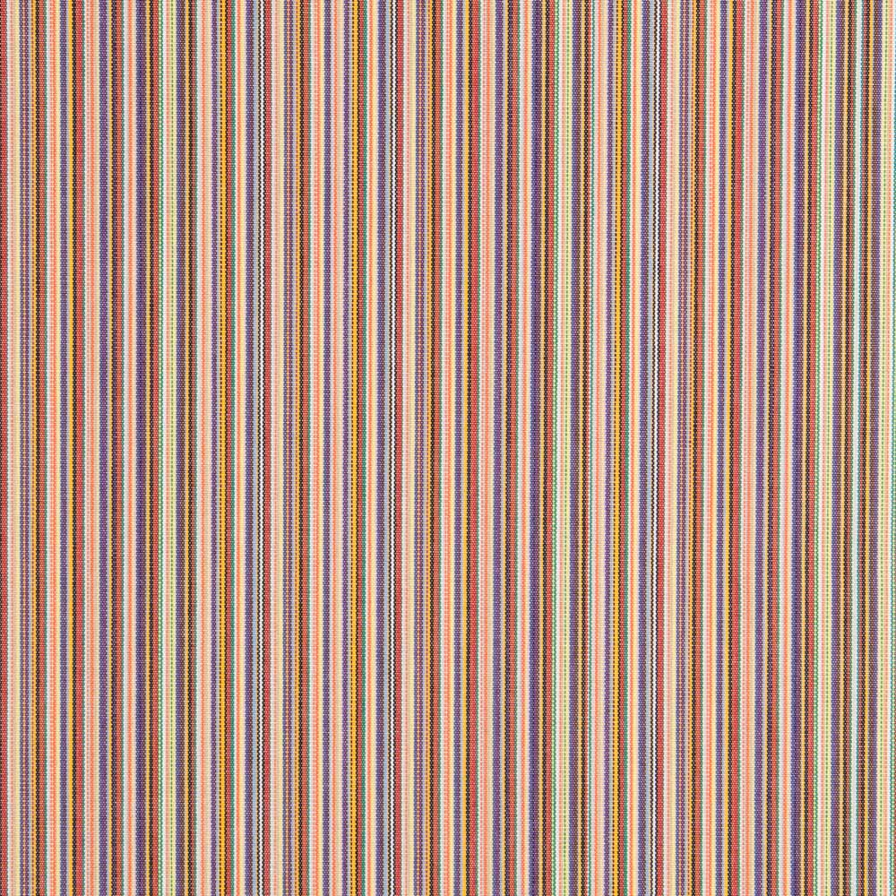 Toile Extérieur Teflon Rayé Mini Marron - Ribes y Casals