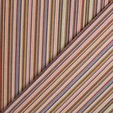 Toile Extérieur Teflon Rayé Mini Marron - Ribes y Casals