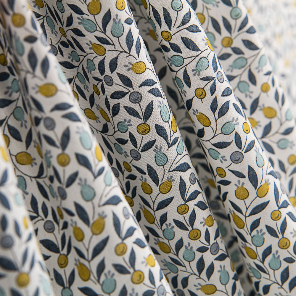 Coton Liberty London Olivier Blanc - Ribes y Casals