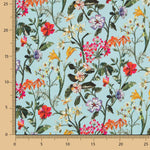 Coton Liberty London Floral Turquoise - Ribes y Casals