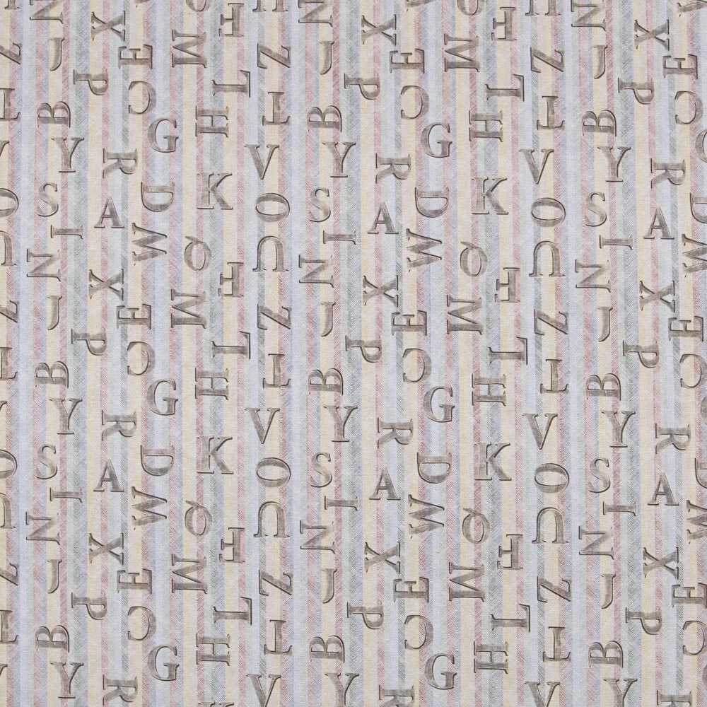Toile Alphabet Multicolore - Ribes y Casals