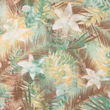 Toile Tropicale Aigue-Marine - Ribes y Casals