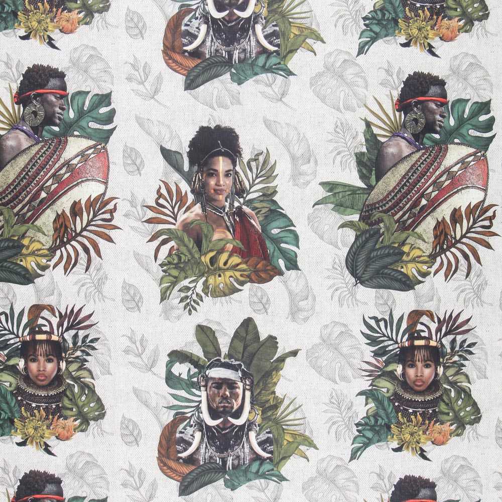 Toile Coton Guerriers Africains - Ribes y Casals