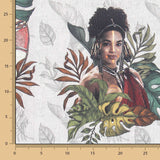 Coupon Guerriers africains Toile de coton 170x280 cm - Ribes y Casals
