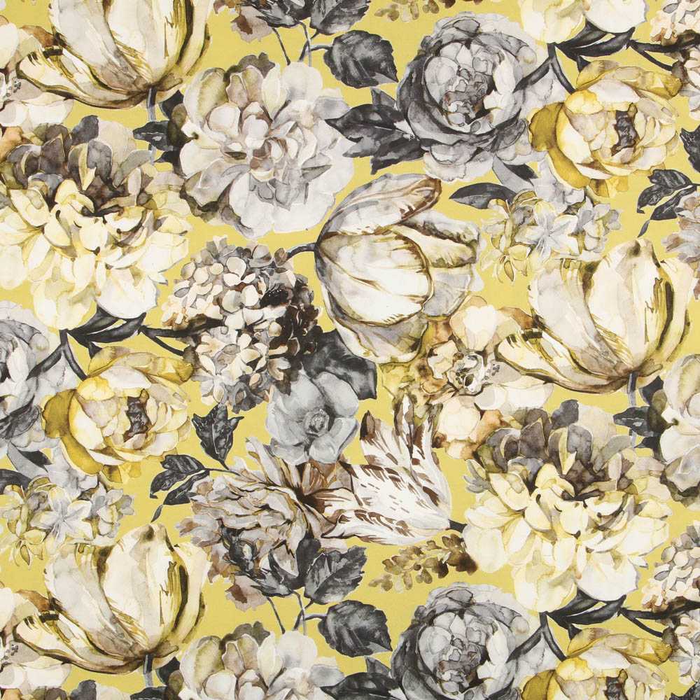 Toile Coton Crétonne Citron - Ribes y Casals