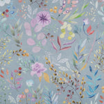 Toile Coton Imprimé Numérique Aquarelle Gris - Ribes y Casals