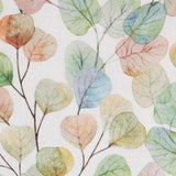 Toile Coton Feuilles Vertes Imprimé Digital - Ribes y Casals