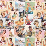 Toile Coton imprimée Années 50 - Ribes y Casals