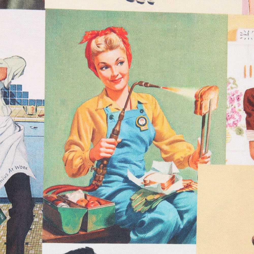 Toile Coton imprimée Années 50 - Ribes y Casals