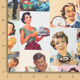 Toile Coton imprimée Années 50 - Ribes y Casals