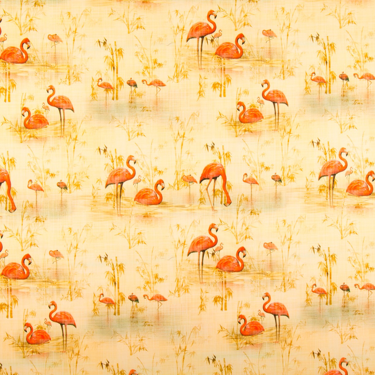 Tissu Coton Flamands Jaune - Ribes y Casals