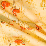 Tissu Coton Flamands Jaune - Ribes y Casals